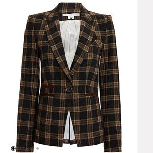 Veronica Beard Gia Plaid Dickey Jacket 12